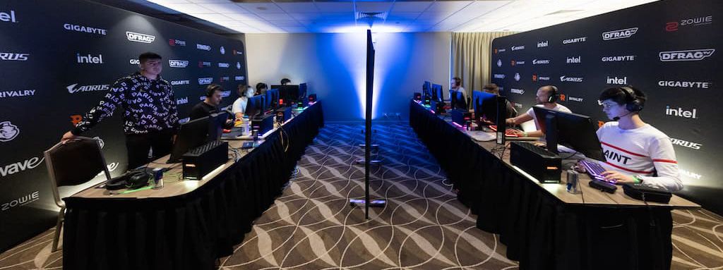 BrisVegasLAN Summer 2022 - Our new team booth setups